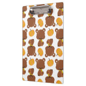 Porte-bloc Motif D'Ours, Ours Mignons, Automne, Citrouille (Gauche)
