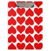PORTE-BLOC MOTIF DU COEUR ROUGE (Devant)