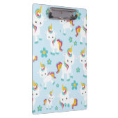 Porte-bloc Motif D'Unicornes, De Mignons Unicornes, Fleurs (Swatch)