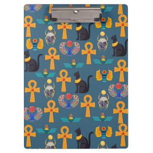 Porte-bloc Motif Égypte Antique, Papier numérique Hiéroglyphe