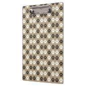 Porte-bloc Motif Empreinte de Patte Terre Sable (Gauche)