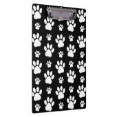 Porte-bloc Motif, Empreintes de pattes, pattes de chien, noir (Swatch)