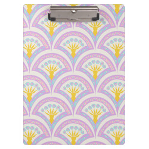 Porte-bloc Motif en coquille de couleur pastel