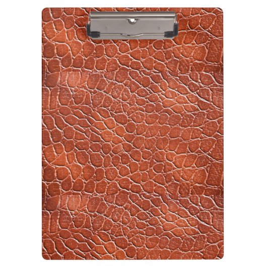 Porte-bloc Motif en cuir (Devant)