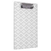 Porte-bloc Motif en diamant gris clair et blanc (Swatch)