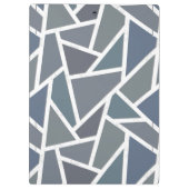 Porte-bloc Motif en mosaïque gris bleu (Dos)