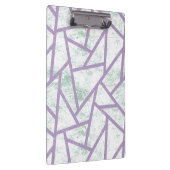 Porte-bloc Motif en mosaïque vert clair et lavande (Swatch)