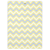 Porte-bloc Motif en pastel de Chevron (Dos)