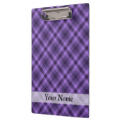 Porte-bloc Motif en vichy violet (Gauche)