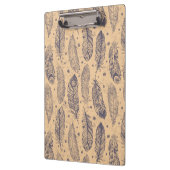 Porte-bloc Motif ethnique d'ensemble de plume (Gauche)