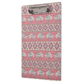 Porte-bloc Motif ethnique rose d'éléphant (Gauche)