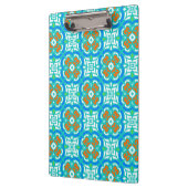 Porte-bloc Motif ethnique turquoise (Gauche)