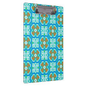 Porte-bloc Motif ethnique turquoise (Swatch)
