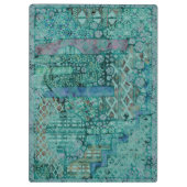 Porte-bloc Motif ethno abstrait - Art folklorique 2 (Dos)