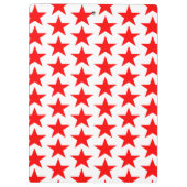 Porte-bloc Motif étoile rouge (Dos)