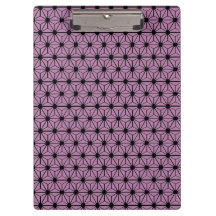 motif étoile violet avec ligne noire