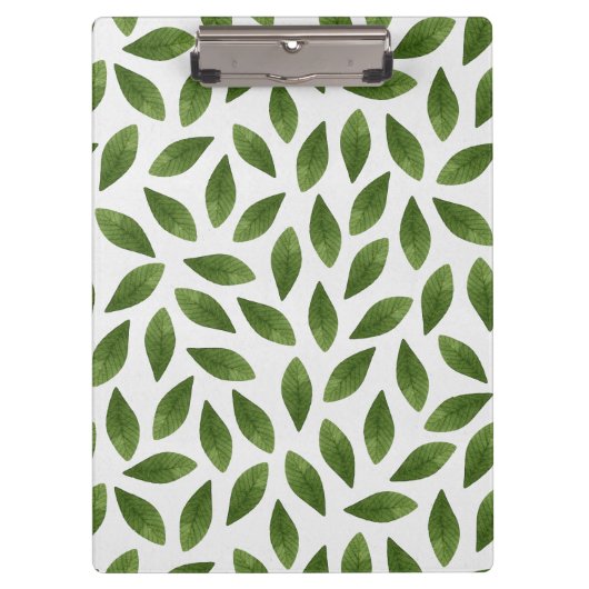 Porte-bloc Motif Feuille couleur vert foncé (Devant)