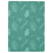 Porte-bloc Motif feuille de pin vert (Dos)