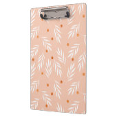 Porte-bloc Motif Feuille moderne Apricot rose (Gauche)