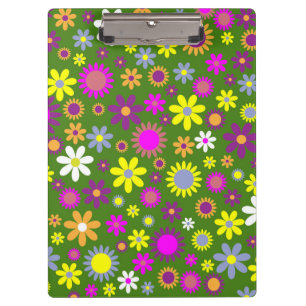 Porte-bloc Motif fleuri de champ