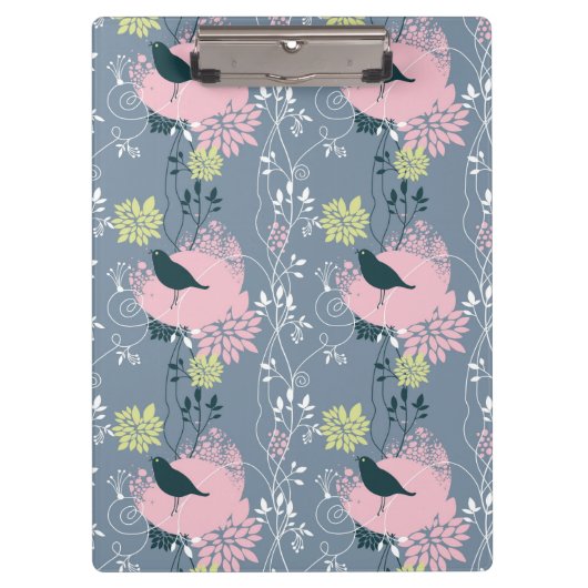 Porte-bloc Motif floral 13 (Devant)