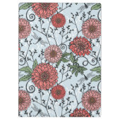 Porte-bloc Motif floral 3 (Dos)