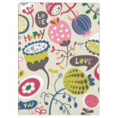 Porte-bloc Motif floral 5 (Dos)