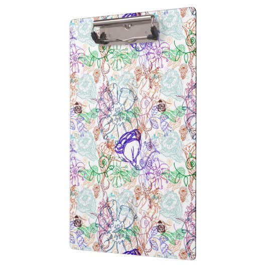 Porte-bloc Motif floral 9 (Gauche)