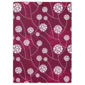 Porte-bloc Motif floral abstrait (Dos)