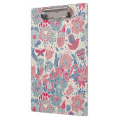 Porte-bloc Motif floral avec l'oiseau et le papillon (Gauche)