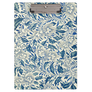 Porte-bloc Motif Floral bleu Antique Design asiatique