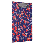 Porte-bloc Motif floral bleu et rouge (Swatch)