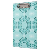 Porte-bloc Motif floral, bleu Turquoise (Gauche)