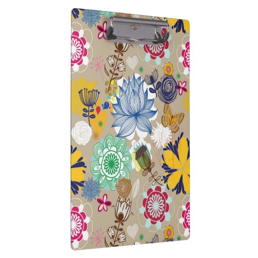 Porte-bloc Motif floral dans le rétro style 3 (Swatch)