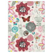 Porte-bloc Motif floral dans le rétro style 5 (Dos)