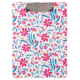 Porte-bloc Motif floral d'aquarelle