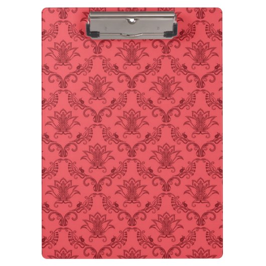 Porte-bloc Motif floral de damassé (Devant)