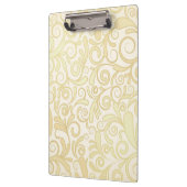 Porte-bloc Motif floral de feuille d'or (Gauche)