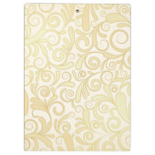 Porte-bloc Motif floral de feuille d'or (Dos)