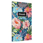 Porte-bloc Motif floral de fleurs tropicales botaniques d'été (Swatch)