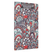 Porte-bloc Motif floral de griffonnage de Paisley (Swatch)
