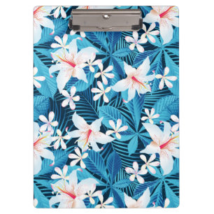 Porte-bloc Motif floral de ketmie tropicale