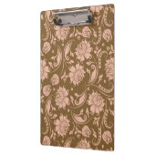 Porte-bloc Motif floral de rose et de brun (Gauche)