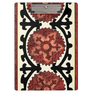 Porte-bloc Motif floral décoratif de style de Suzani