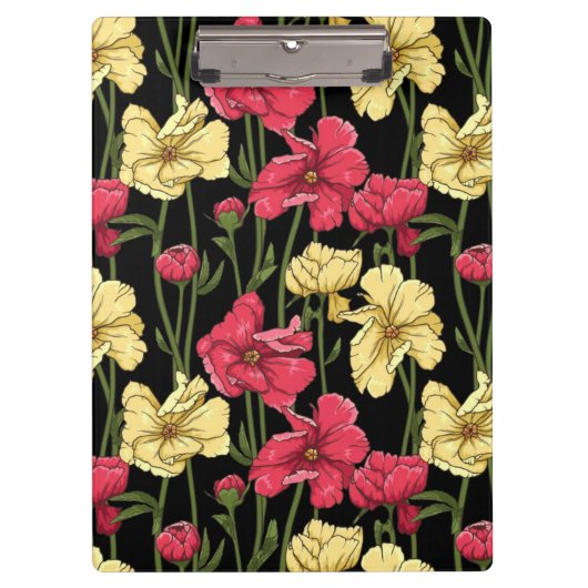 Porte-bloc Motif floral élégant 2 (Devant)