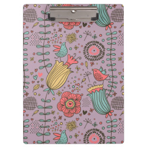 Porte-bloc Motif floral élégant avec des fleurs