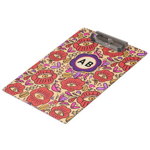 Porte-bloc Motif floral Lucky Eye