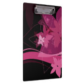 Porte-bloc Motif floral magenta (Swatch)