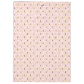Porte-bloc Motif floral oiseaux (Dos)