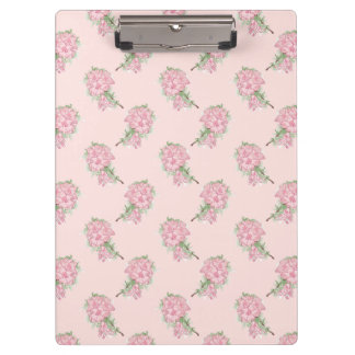 Porte-bloc Motif floral rose tendre | Fleur romantique